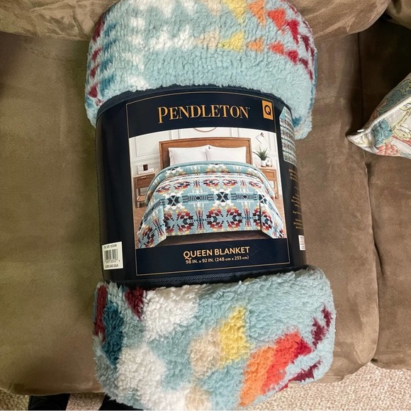 Pendleton Bedding Pendleton Sherpa Fleece Blanket Bedding Bedroom